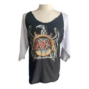 SLAYER-3/4 SLEEVE TSHIRT-SIZE SMALL